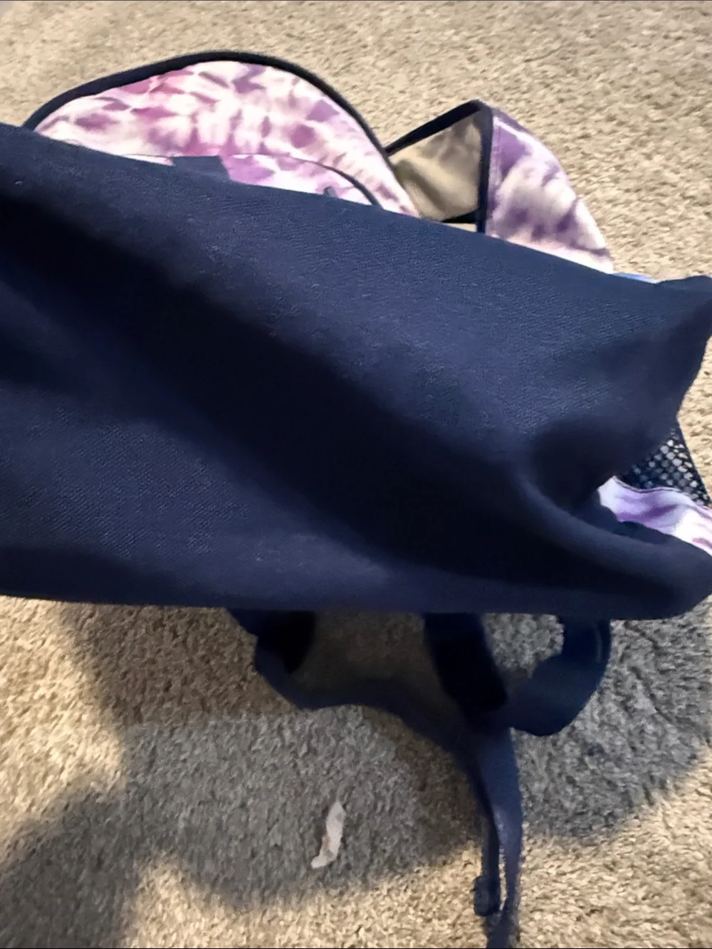 Pottery Barn Teen Tie-Dye Purple and Blue Backpack